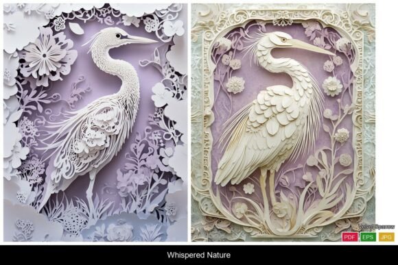 3D Paper Relief Illustrations Vol 1: A Tactile Invitation to Slow Looking