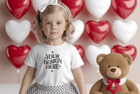 Bella Canvas 3001T Kids Mockup 1: Realistic, Gender-Neutral Presentation for Designers and Educators