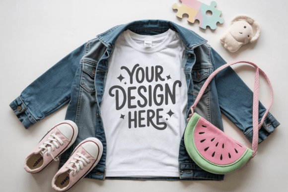 Bella Canvas 3001Y Youth Mockup 15
