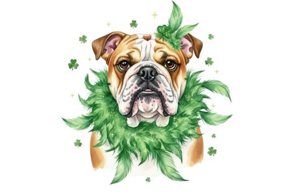 Bulldog Clover Wreath