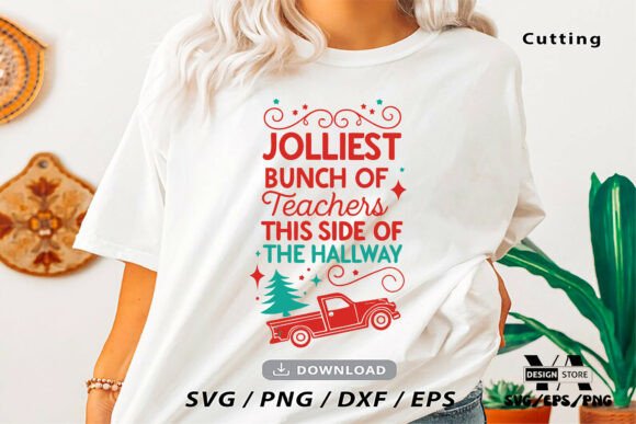 Christmas Jolly Teacher PNG
