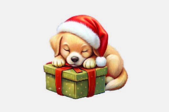 Doge and Gift Christmas PNG: Fun, Flexible Design Assets for Holiday Creativity