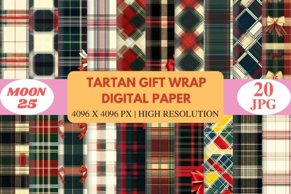 Tartan Gift Wrap Digital Paper