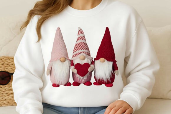 Valentine Gnome PNG & Valentine’s Day PNG Digital Design