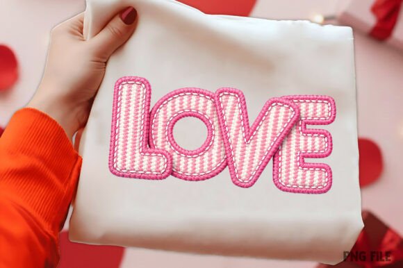 Yarn Crochet Love Valentine PNG